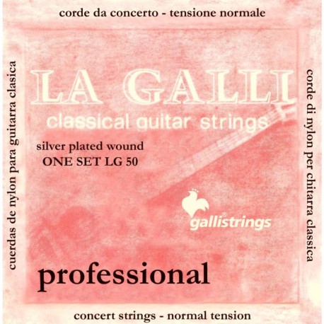 Cuerdas guitarra clásica GALLI LG 50