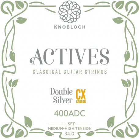 Cuerdas guitarra clásica KNOBLOCH ACTIVES 400ADC MH.