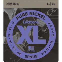 Cuerdas guitarra eléctrica D'ADDARIO  EPN115