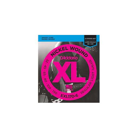 Cuerdas bajo D'Addario  EXL170-6