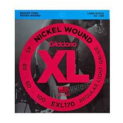 Cuerdas bajo D'Addario EXL170