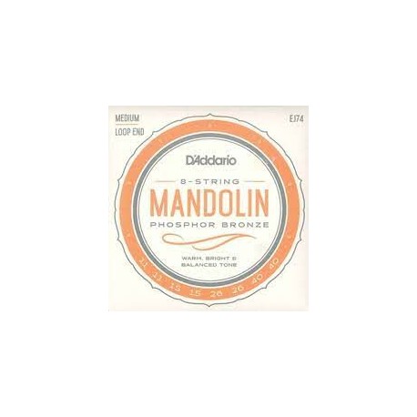 Cuerdas Mandolina D'ADDARIO EJ74