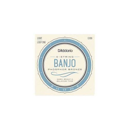 Cuerdas banjo D'ADDARIO EJ69