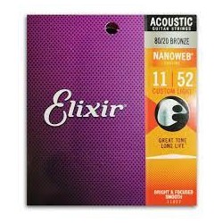 Cuerdas guitarra acústica ELIXIR 11027