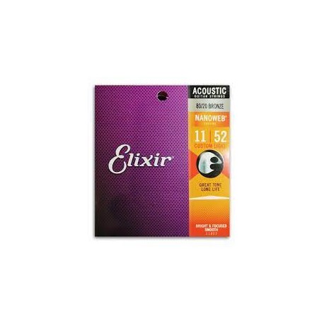 Cuerdas guitarra acústica ELIXIR 11027