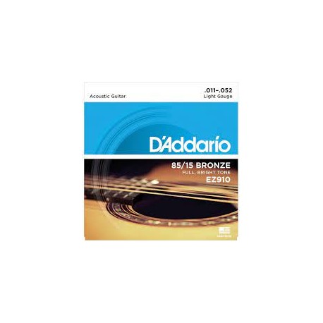 Cuerdas guitarra acústica D'addario  EZ910